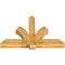 Ekena Millwork Redmond Rough Sawn Timber Gable Bracket, Western Red Cedar, 60"W x 40"H x 6"D x 6"F, 16/12 Pitch GBW060X40X0606RED00RWR - alternate 3